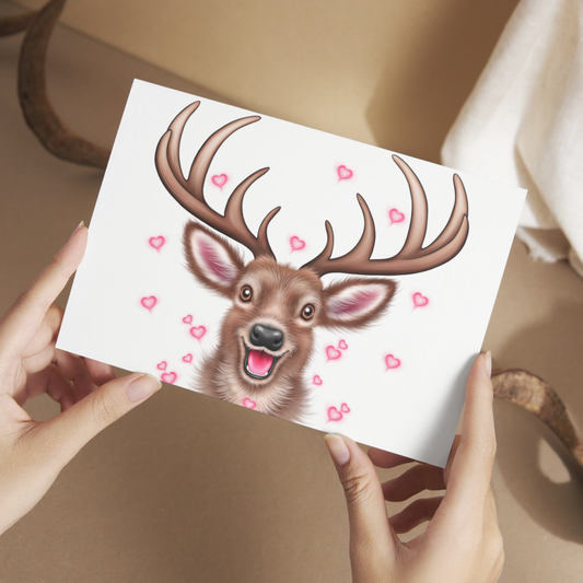 Kauris ja Sydämet-Postikortti