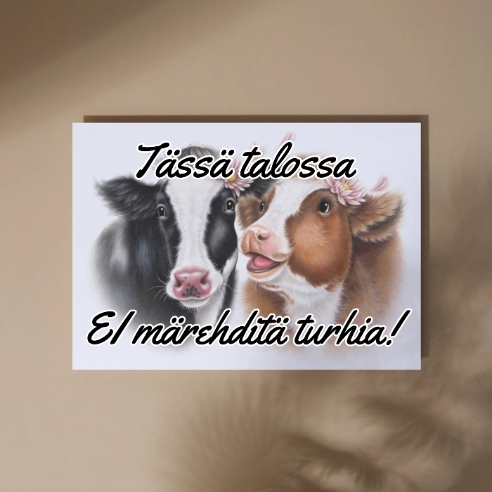 Personoitu taideprintti (vaakamalli)