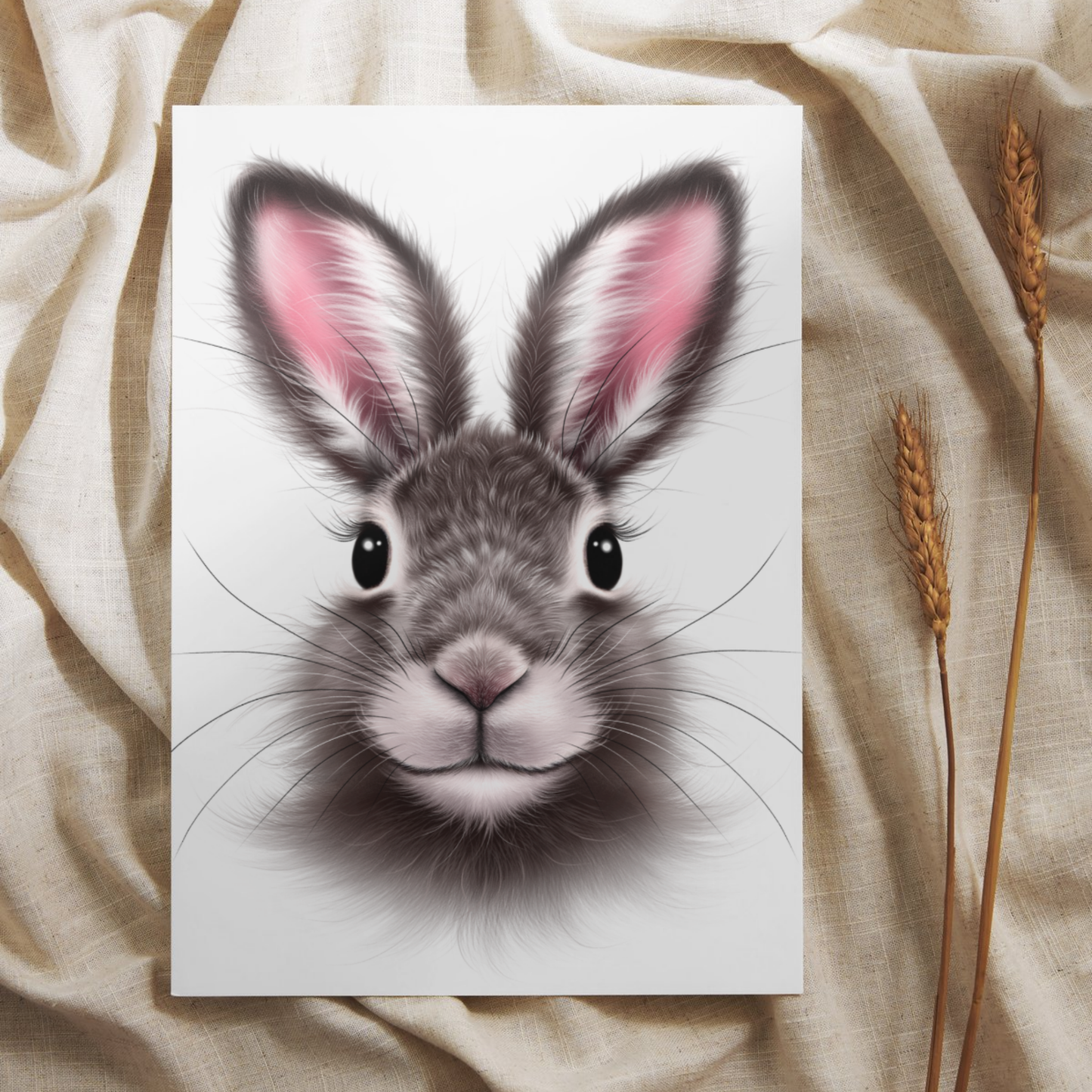 Hare - Vykort (Kanin)