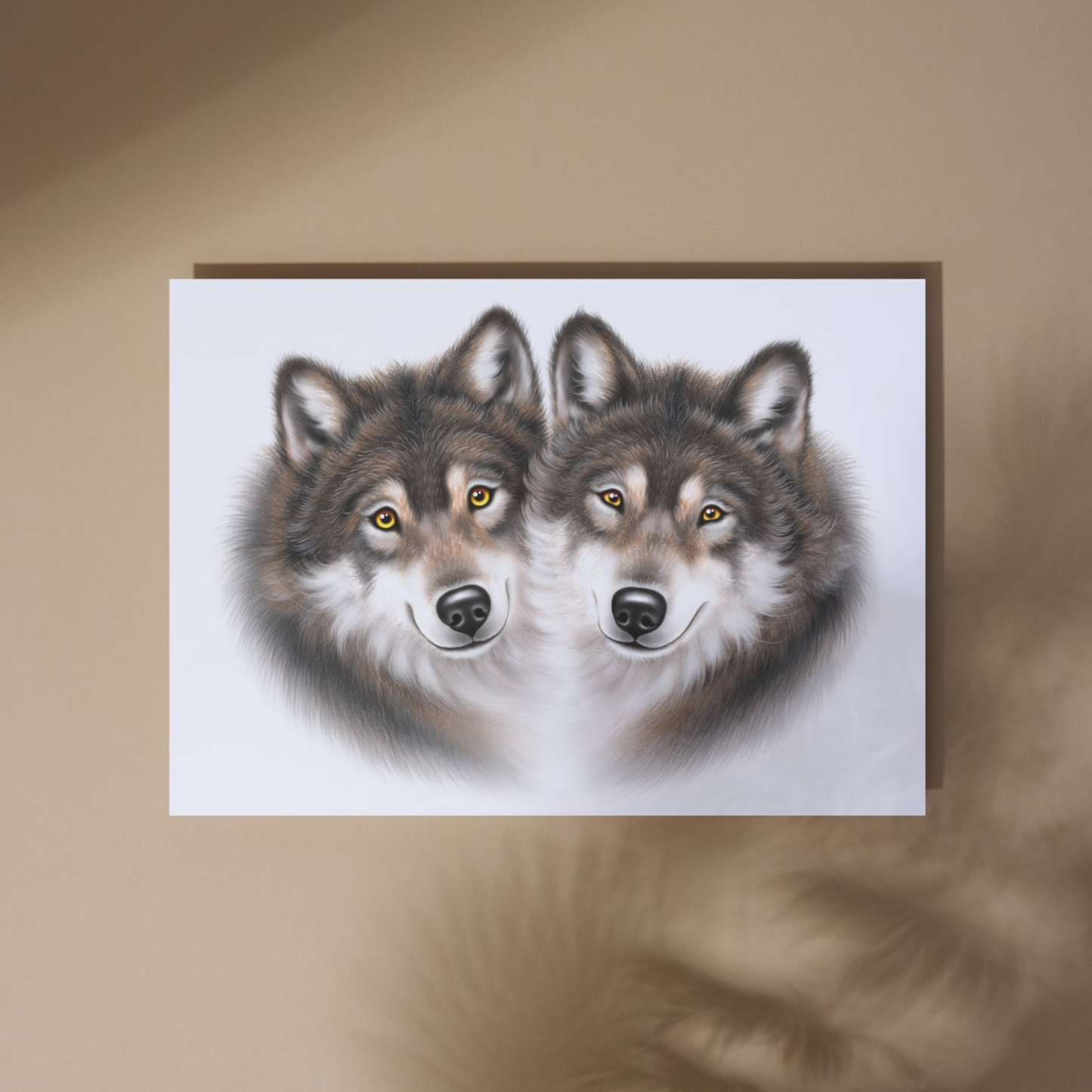 Wolf Couple -Art Print