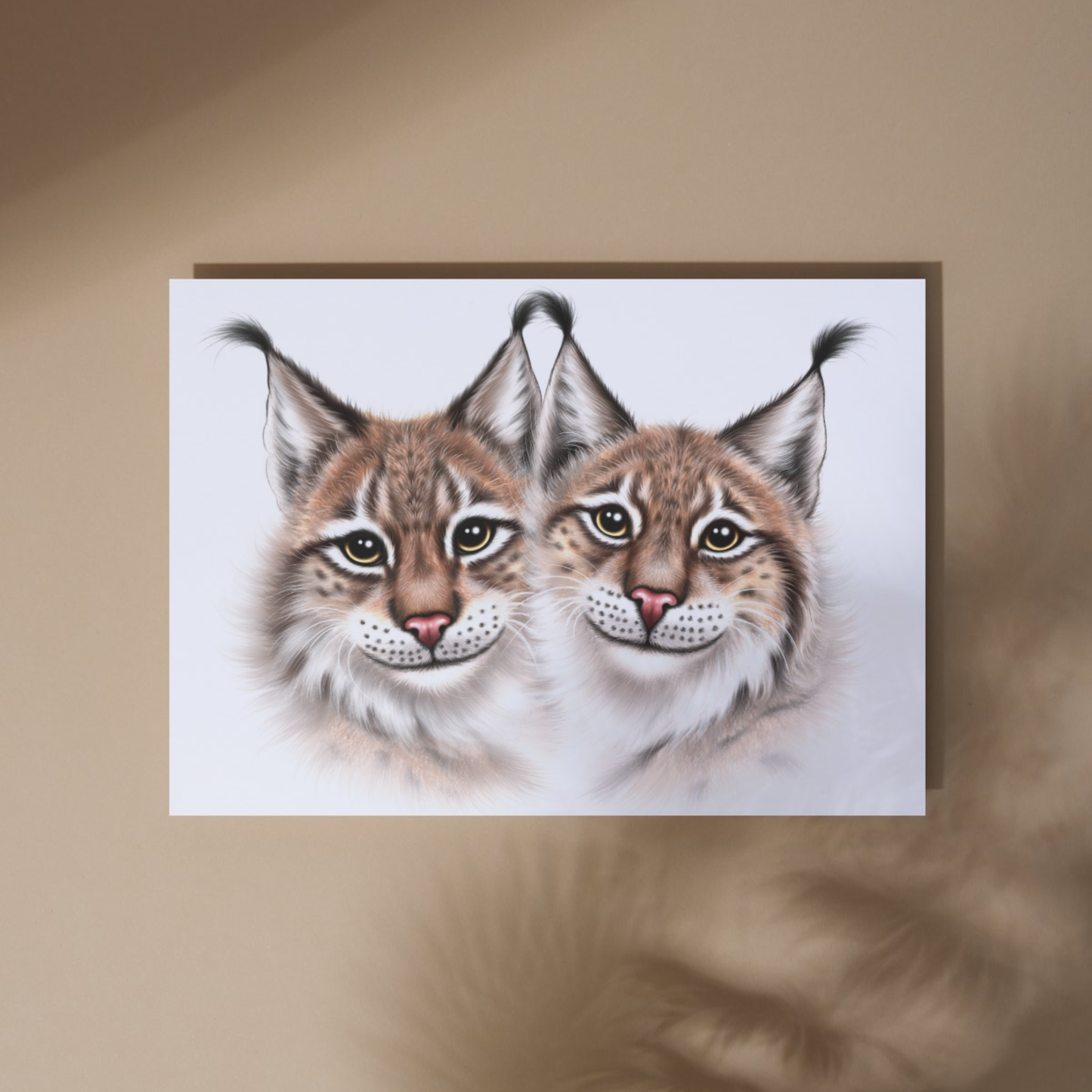 Lynx pair -Art print