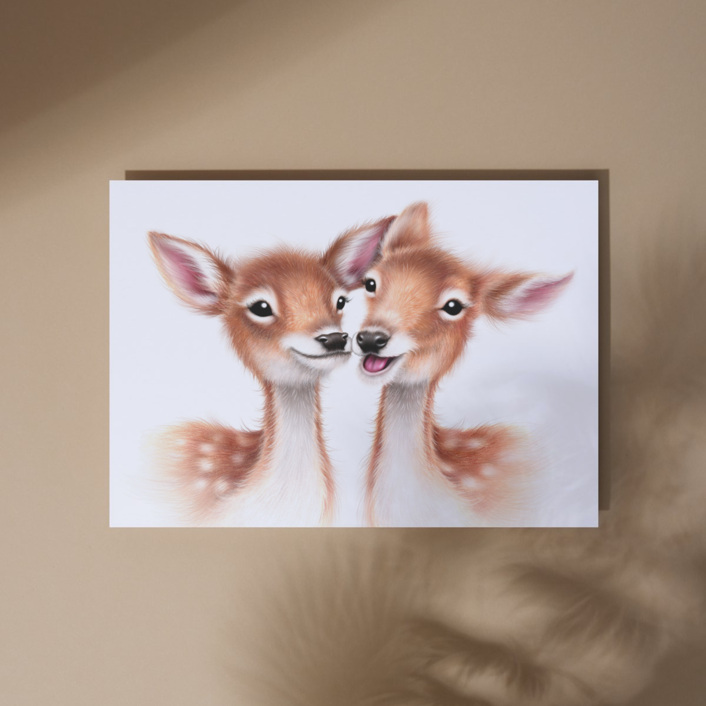 Deer Couple -Art Print