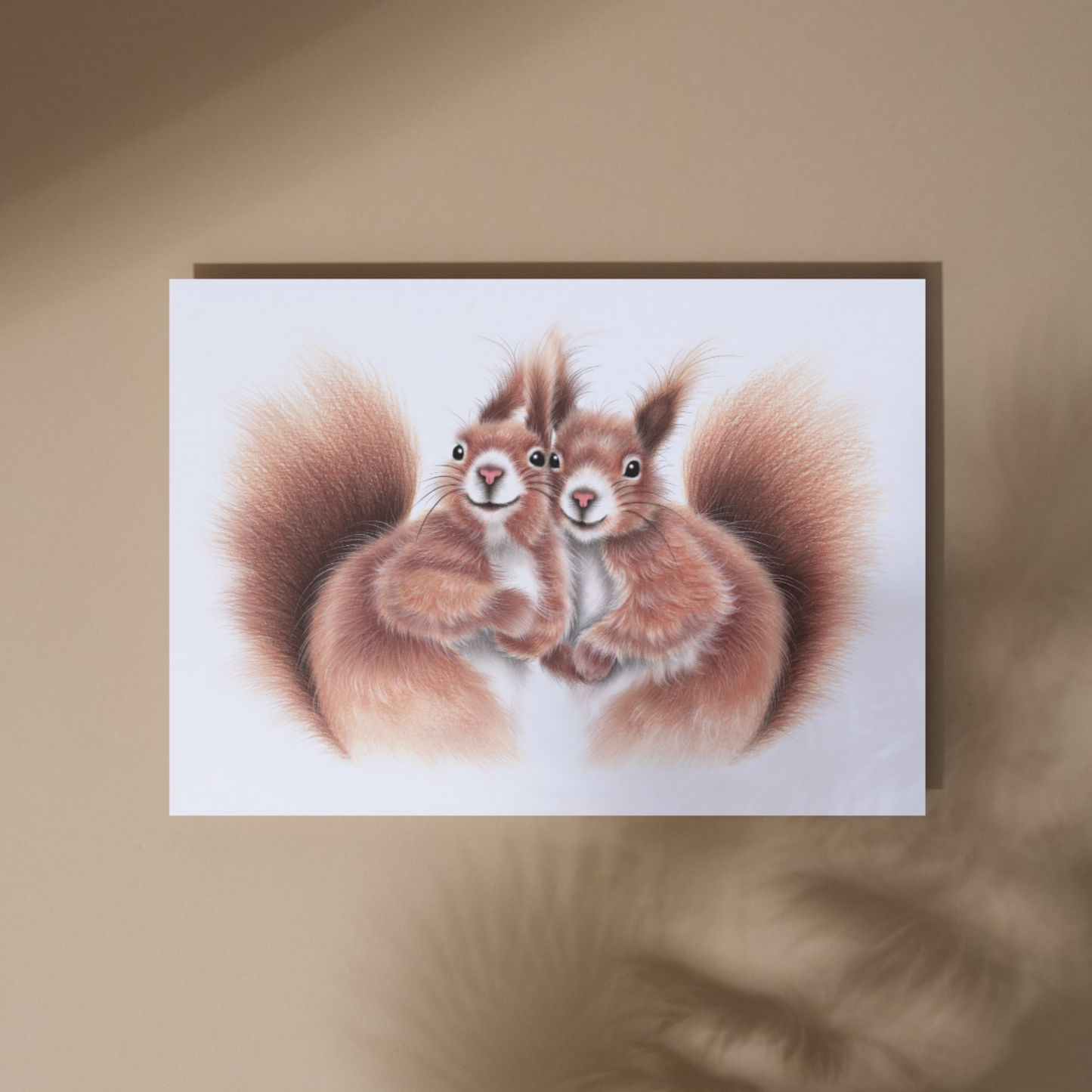 Ekorrepar - Konsttryck