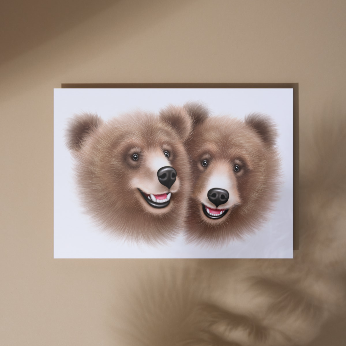Bear Couple -Art Print
