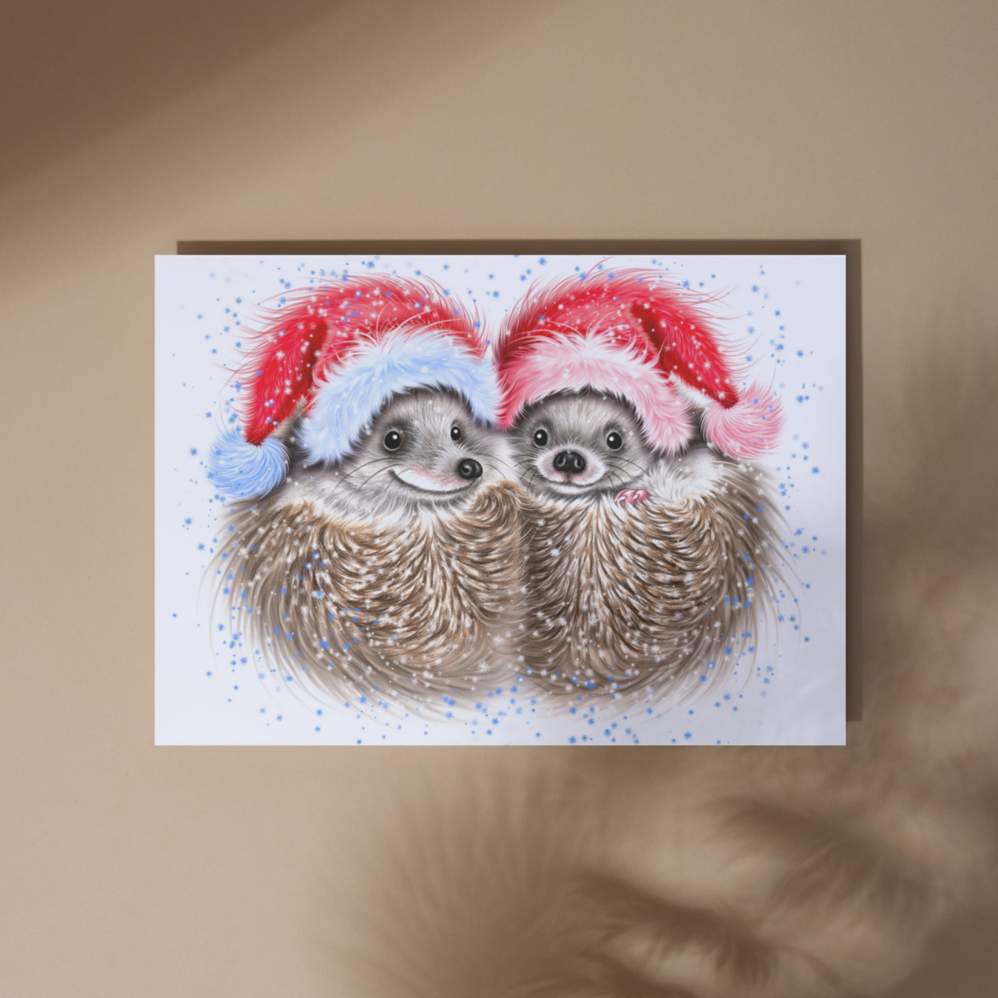 Ekorrepar och hjärtan - Konsttryck