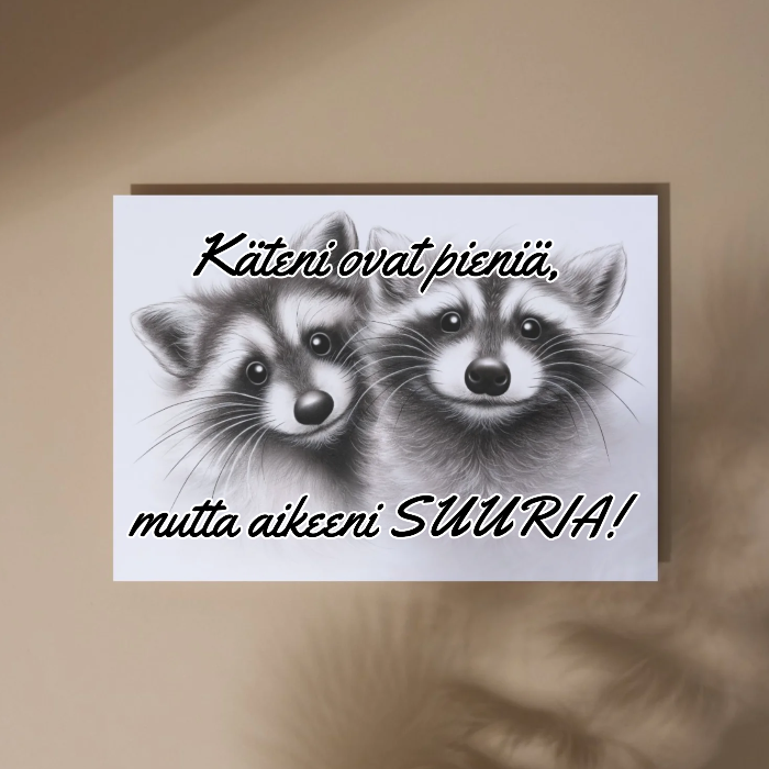 Personoitu taideprintti (vaakamalli)
