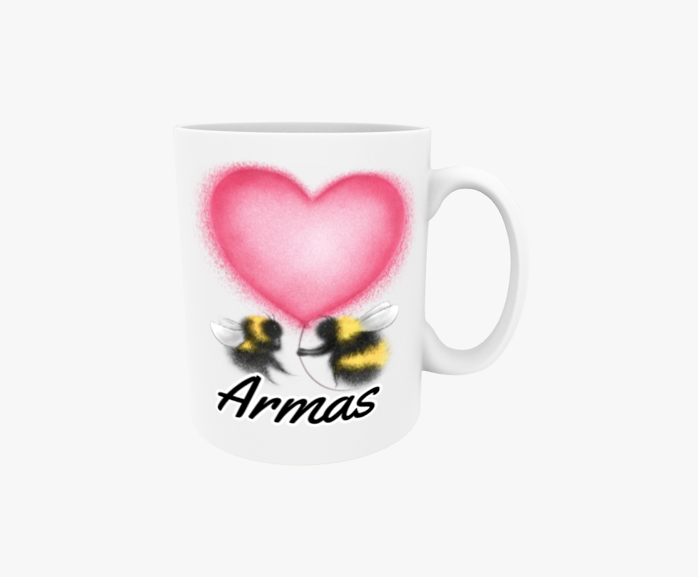 Armas / Pörriaäisten och hjärtat - Textmugg