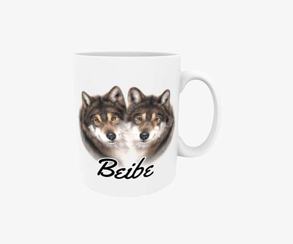 Beibe / Vargpar - Textmugg