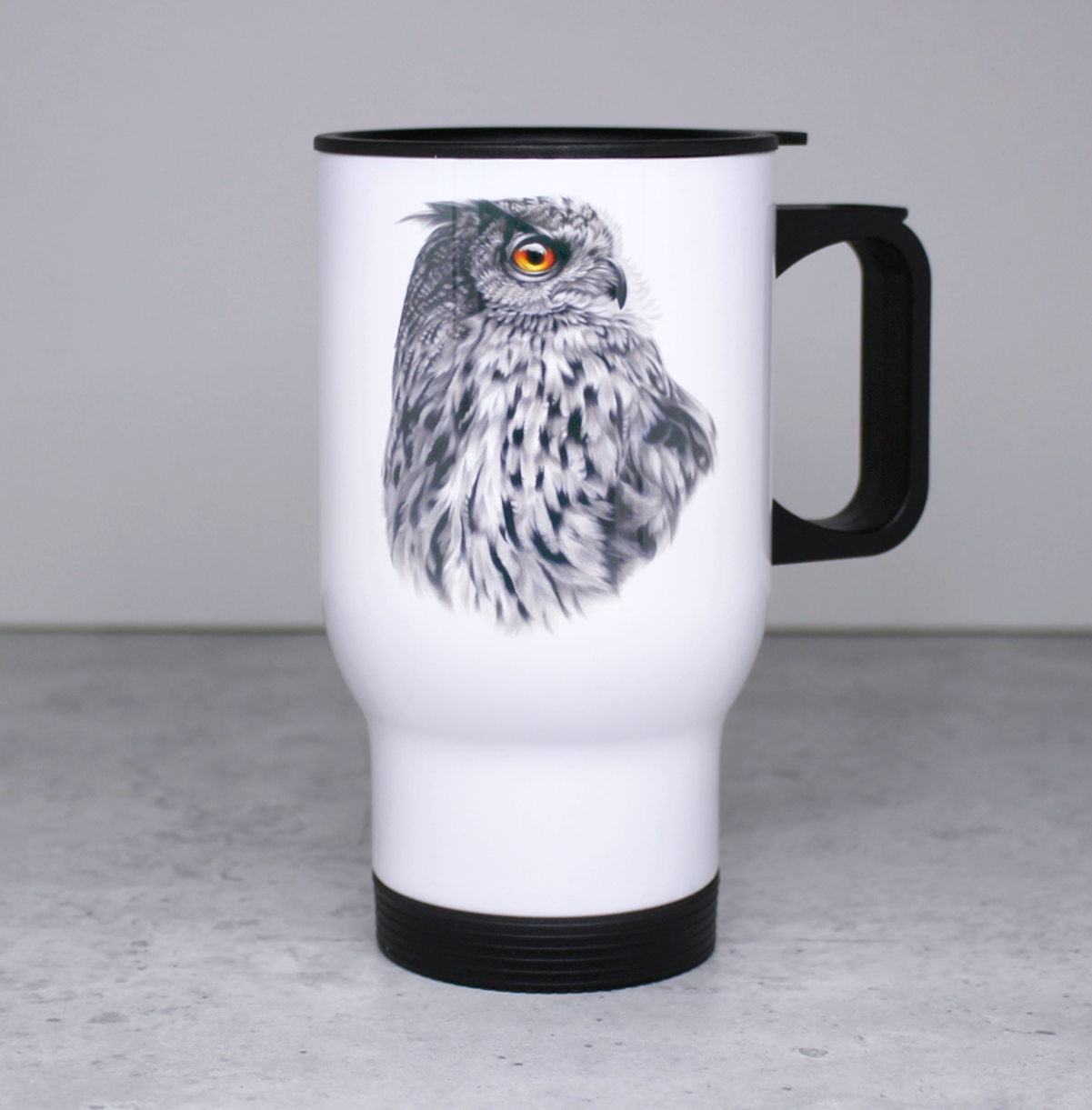Owl grå termosmugg (Owl)