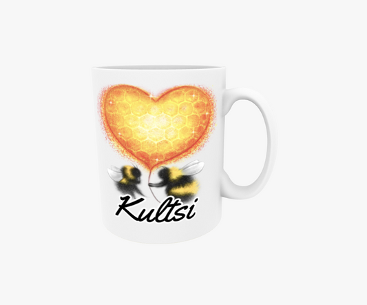 Kultsi / Pörriaäisten och honungshjärta - Textmugg