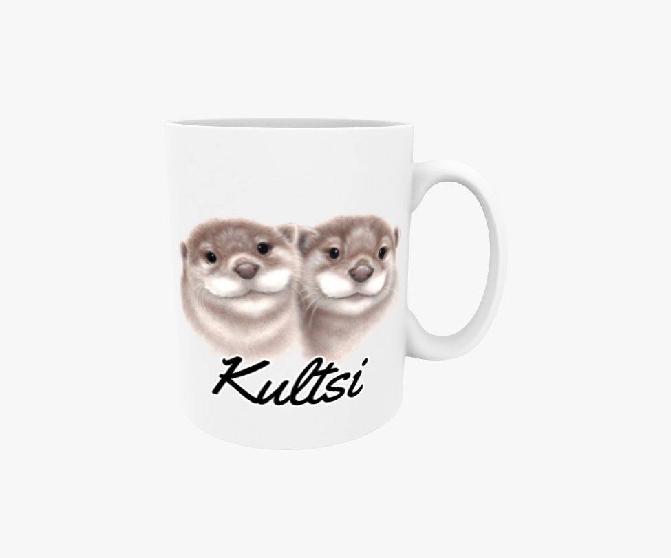 Kultsi / Otterpar - Textmugg