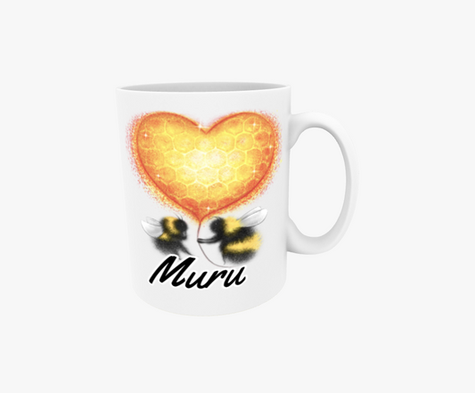 Muru / Den lilla sjöjungfrun och honungshjärta - Textmugg