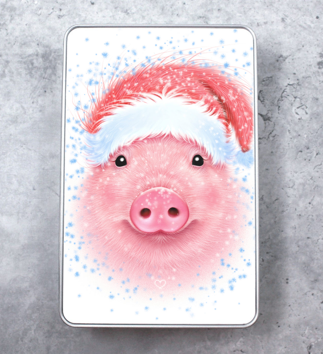 Possu Joulu -Peltirasia (Sika)