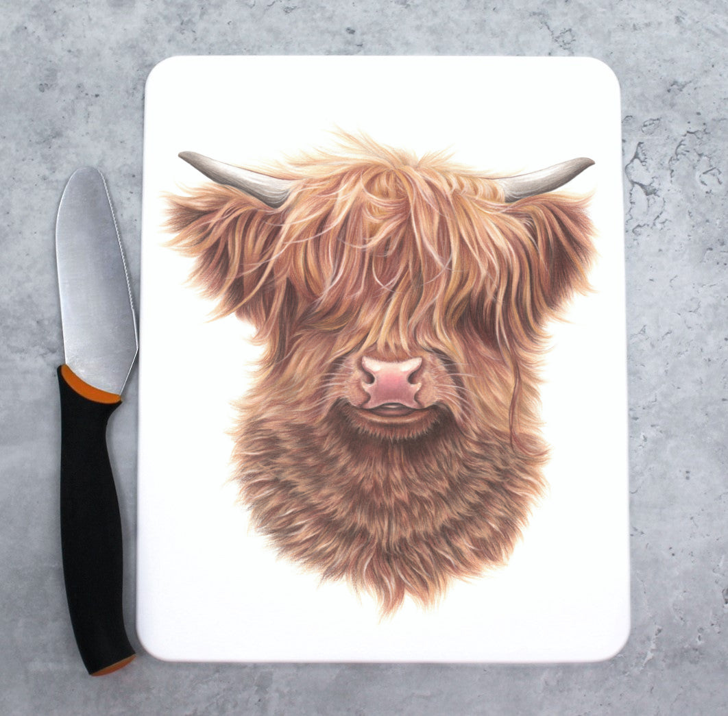 Ko Highland Cattle - Skärbräda