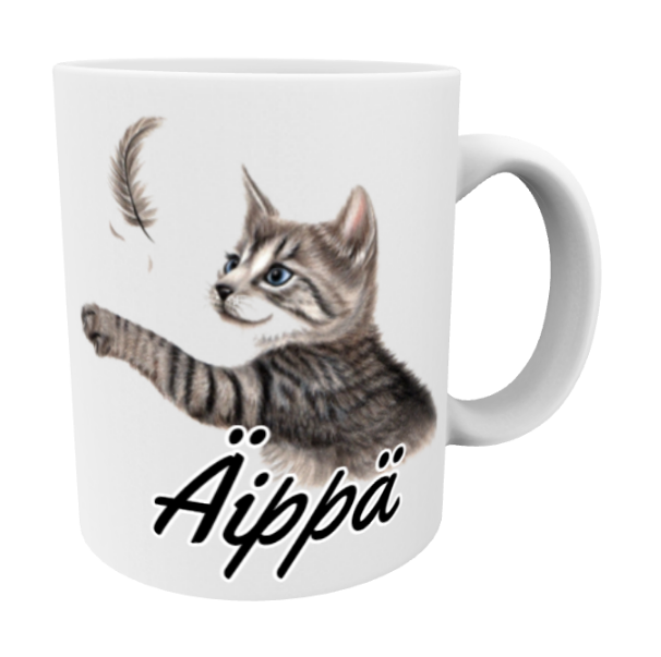 Äippä / Harmaasulkakissa -Muki