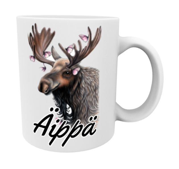 Äippä / Hirvi ja Perhoset -Muki