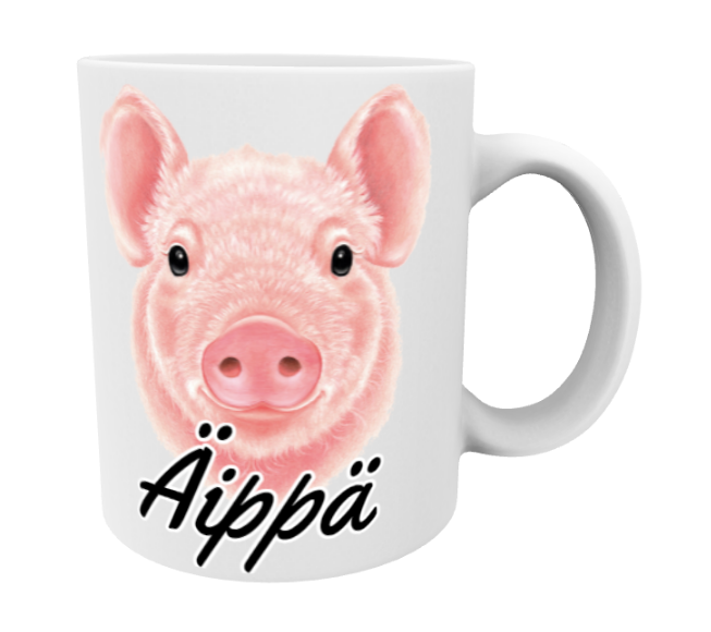 Äippä / Possu -Muki