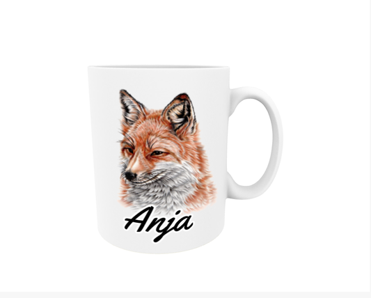 Anja / Fox - Name Mug