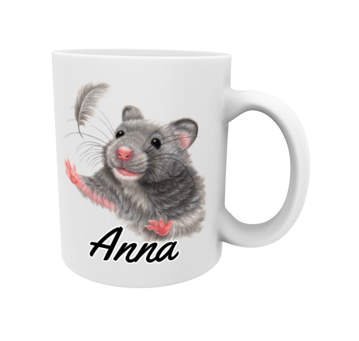 Anna / Mouse and Feather Mug