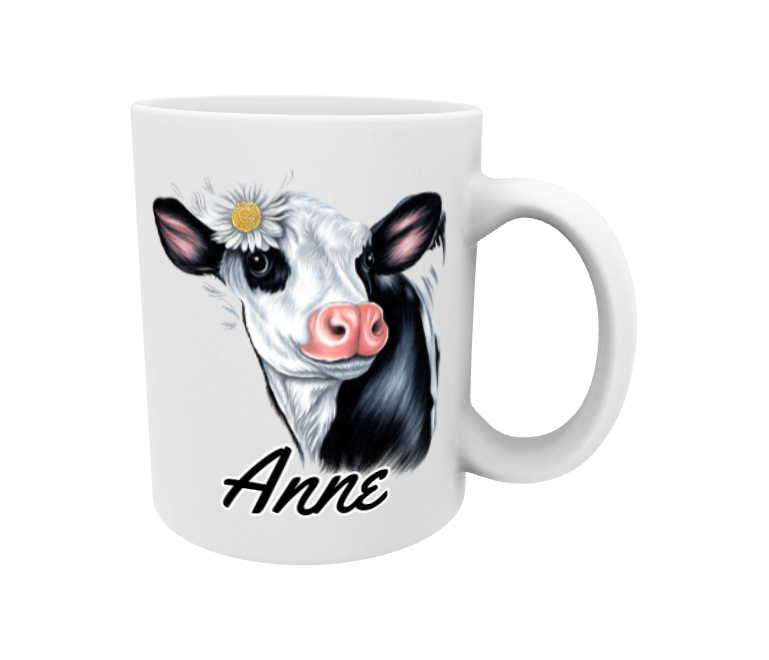 Anne / Mustavalkoinen Lehmä -Muki