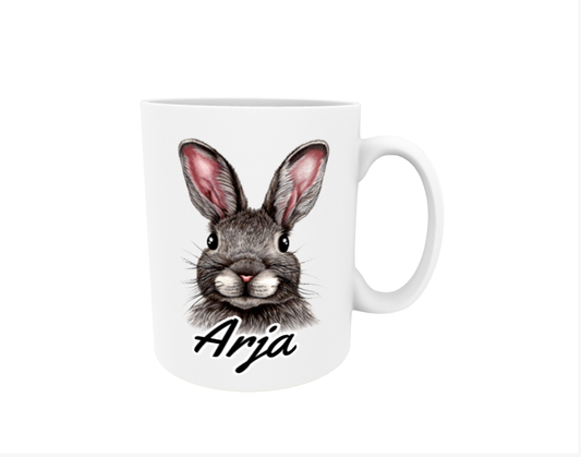 Arja / Rusakko -Name mug