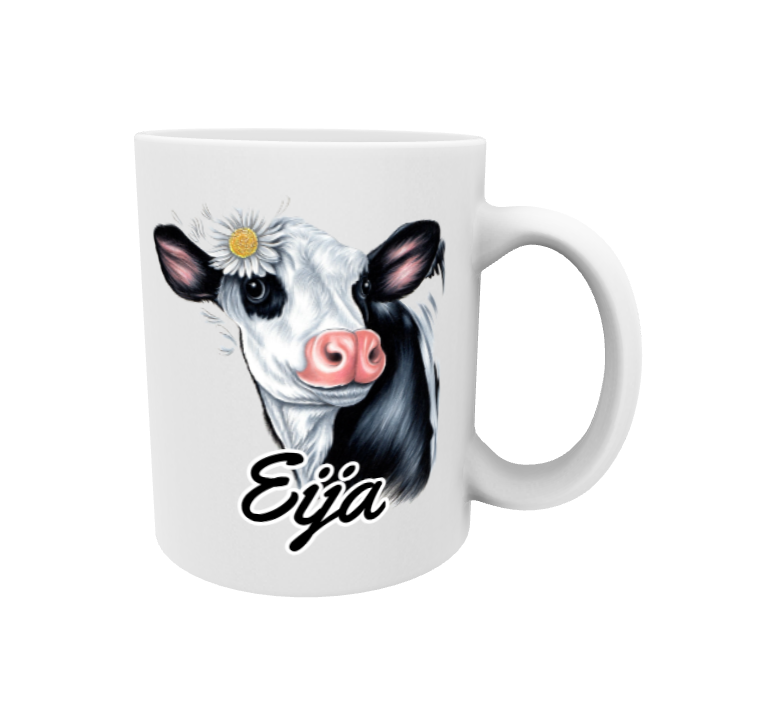 Eija / Mustavalkoinen Lehmä -Muki
