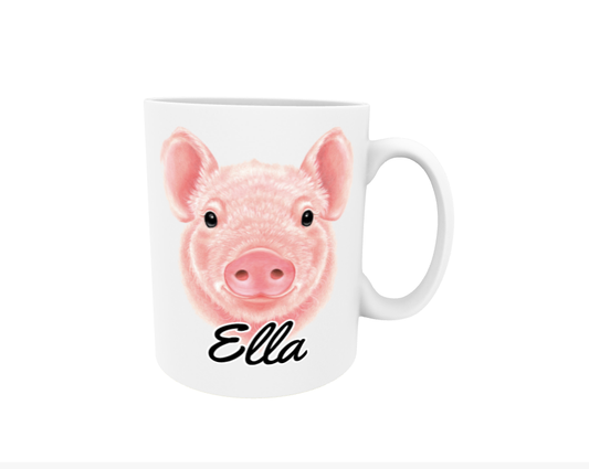 Ella / Pig - Name Mug