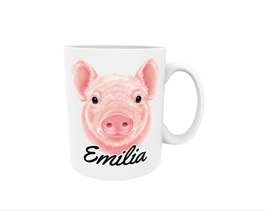 Emilia / Pig - Name Mug