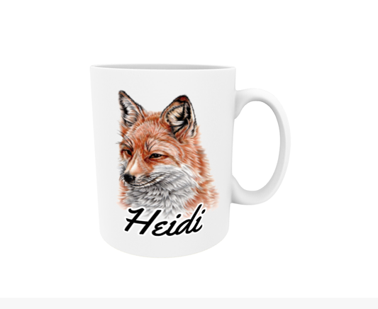 Heidi / Fox - Name Mug