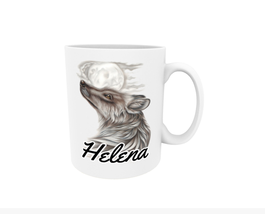 Helena / Wolf - Name Mug
