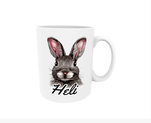 Heli / Brown Bear - Name Mug