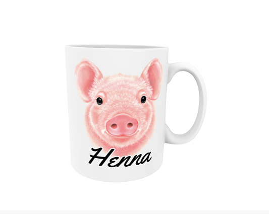 Henna / Pig -Name Mug