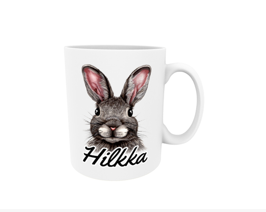 Hilkka / Rusakko -Name mug
