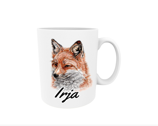 Irja / Fox - Name mug