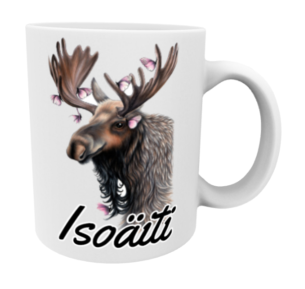 Isoäiti / Hirvi ja Perhoset -Muki