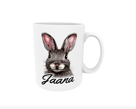 Jaana / Brown Bear - Name Mug