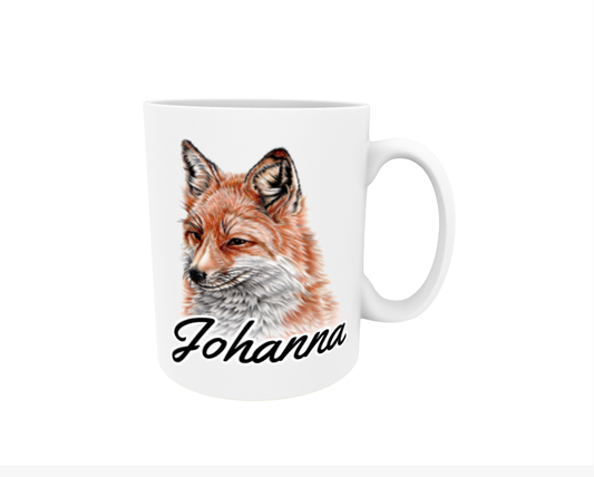 Johanna / Fox - Name mug