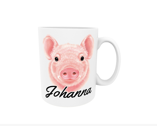 Johanna / Pig - Name Mug