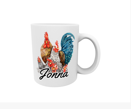 Jonna / Chicken Family - Name Mug
