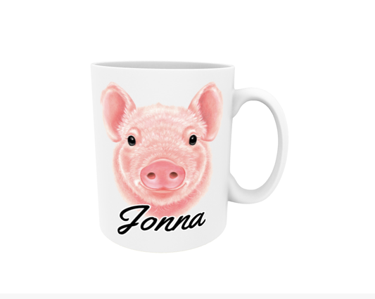 Jonna / Pig - Name Mug