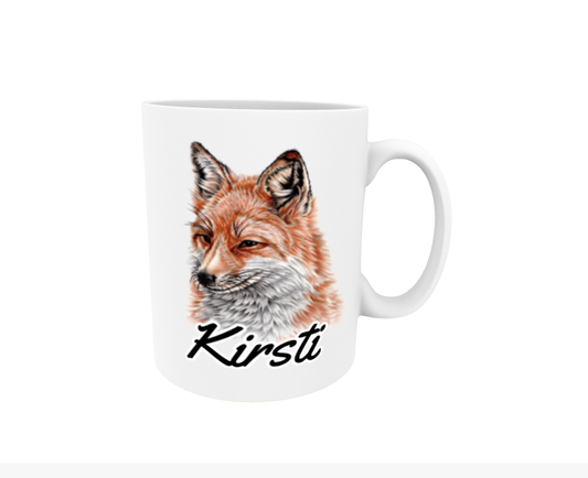 Kirsti / Fox - Name Mug