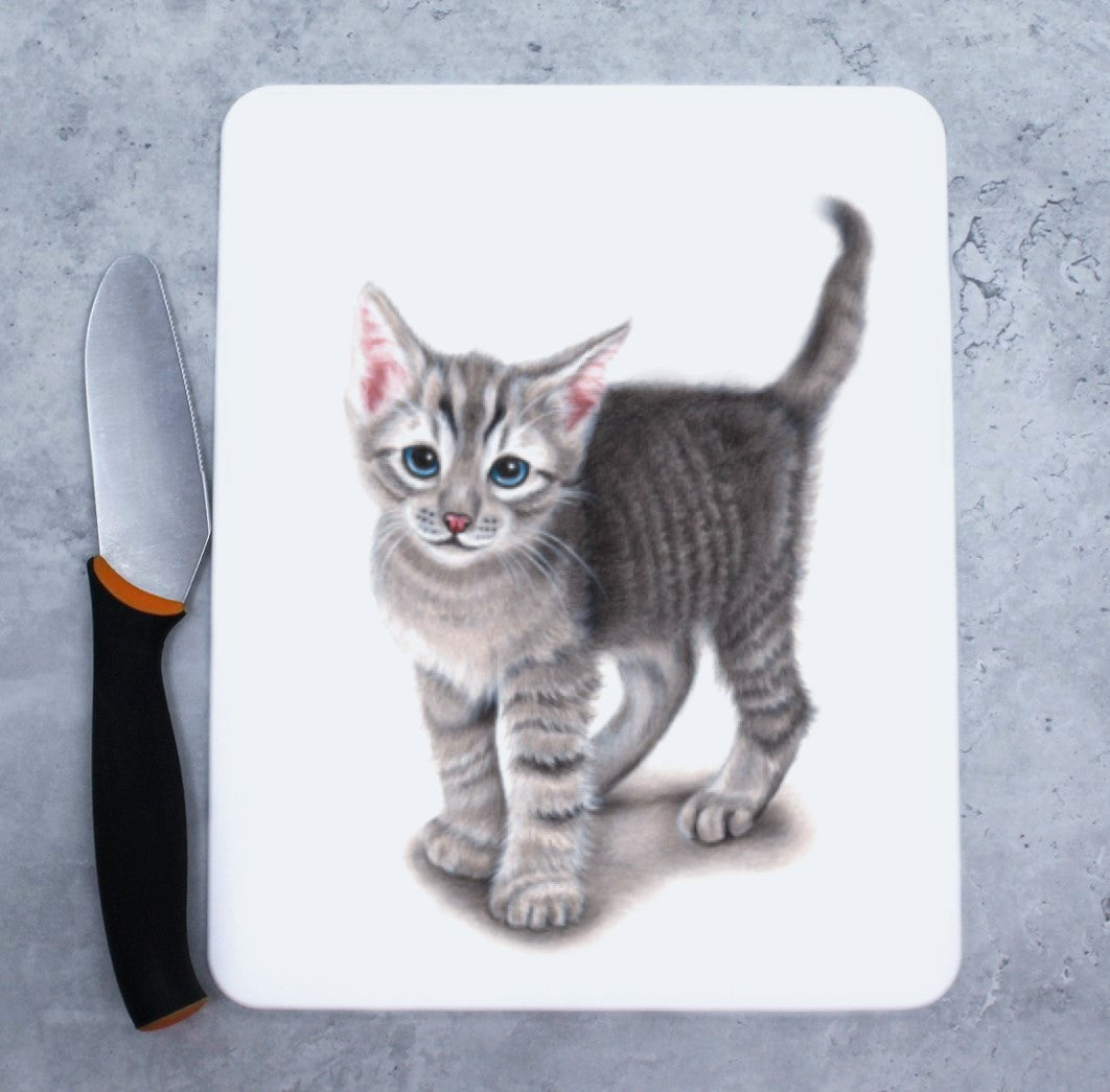 Grå kattunge skärbräda (kattraser)