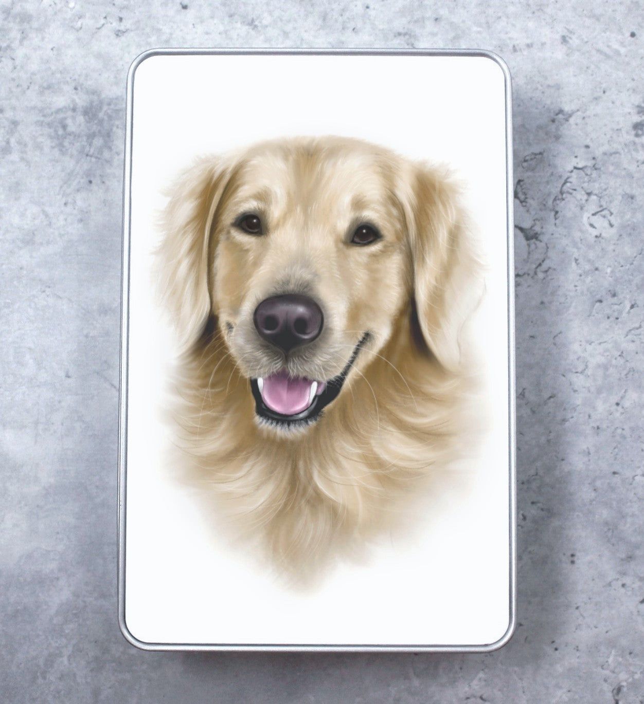 Golden Retriever - Plåtlåda (Hundraser)