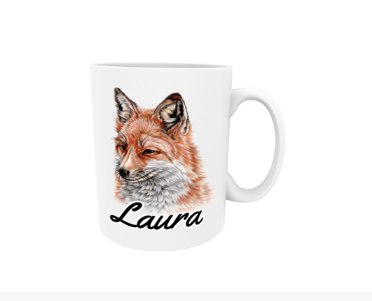 Laura / Fox - Name Mug
