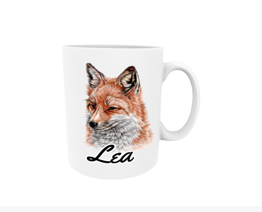 Lea / Fox - Name Mug