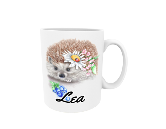 Lea / Hedgehog - Name mug