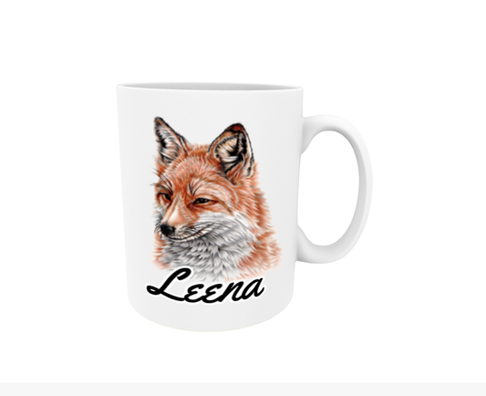 Leena / Fox - Name Mug