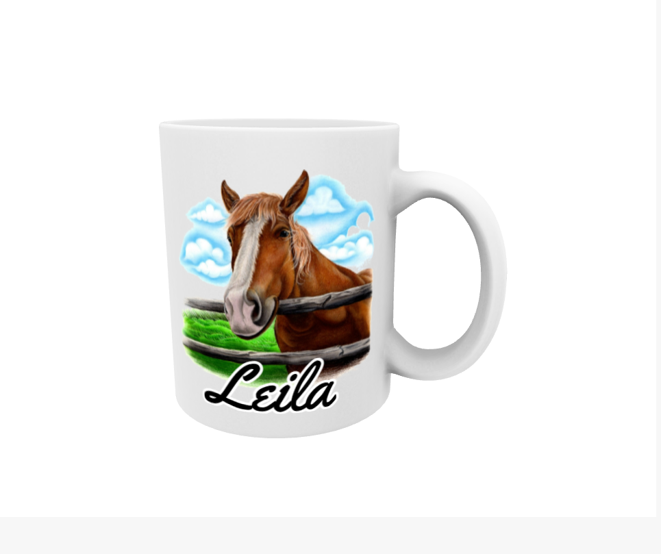 Leila / Finnish Horse - Personalized Mug