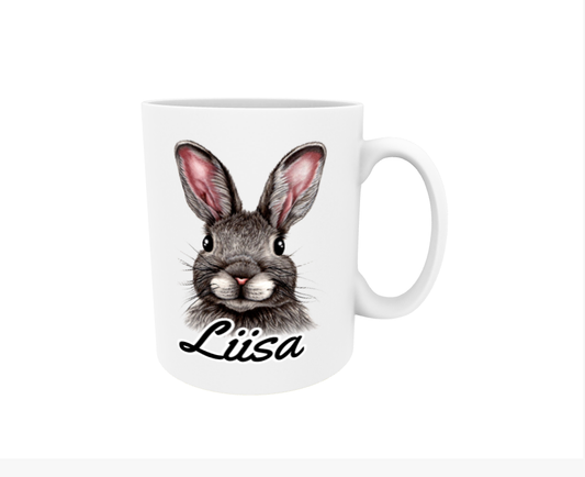 Alice / Brown Rabbit - Name Mug