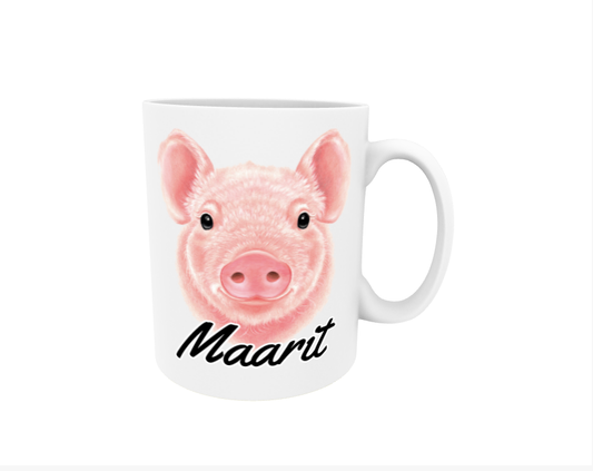 Maarit / Pig - Name mug